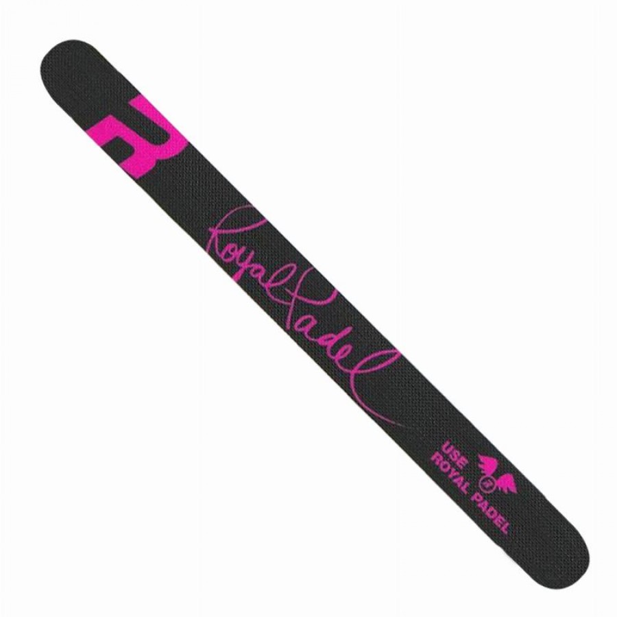Protector Royal Padel Negro Rosa Fluor  Oferta + Barato
