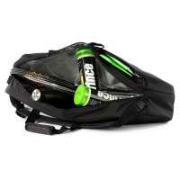 Raquetero Prince Tour 1 Negro Rosa  Oferta + Barato