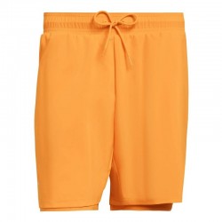 Short Adidas Club 2 en 1 Naranja