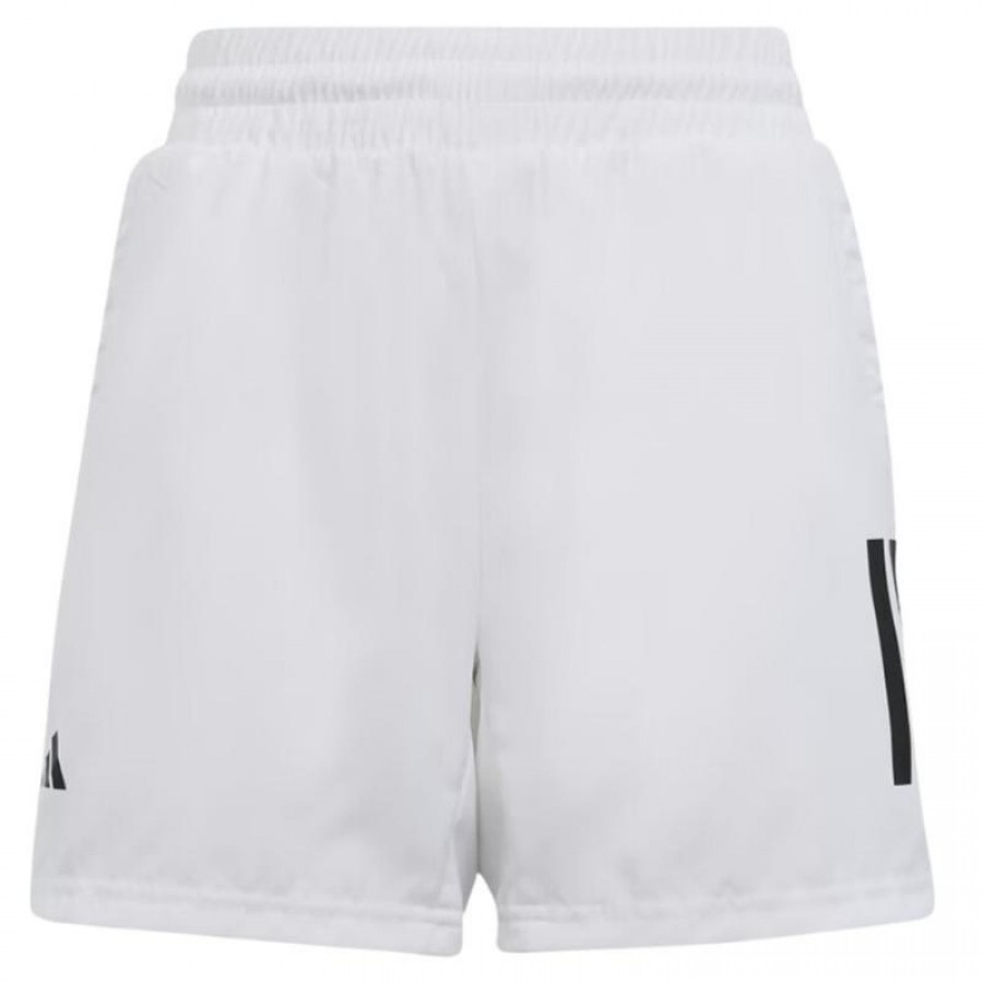 Calções Adidas Club 3 Stripes Blanco Junior  Oferta + Barato