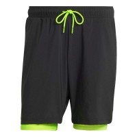 Calções Adidas Club Negro Lucid Limon  Oferta + Barato