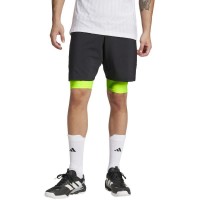 Calções Adidas Club Negro Lucid Limon  Oferta + Barato