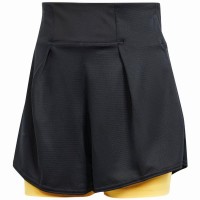 Short Adidas Match Pro Negro Amarillo Mujer  Offre - Pas cher