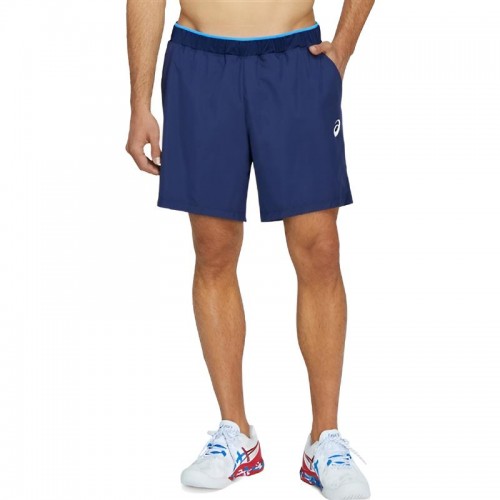 Caban court Asics Club 7In Azul Caban court Asics Club 7In Azul