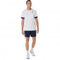Short Asics Court 7 Azul Medianoche  Offer + Cheap