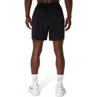 Short Asics Court 7IN Negro Blanco  Offer + Cheap