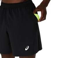 Short Asics Court 7IN Negro Blanco  Offer + Cheap