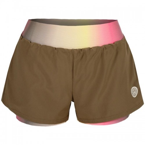 Short Bidi Badu Spectrum Imprimé 2en1 Marron Amarillo Mujer Short Bidi Badu Spectrum Imprimé 2en1 Marron Amarillo Mujer