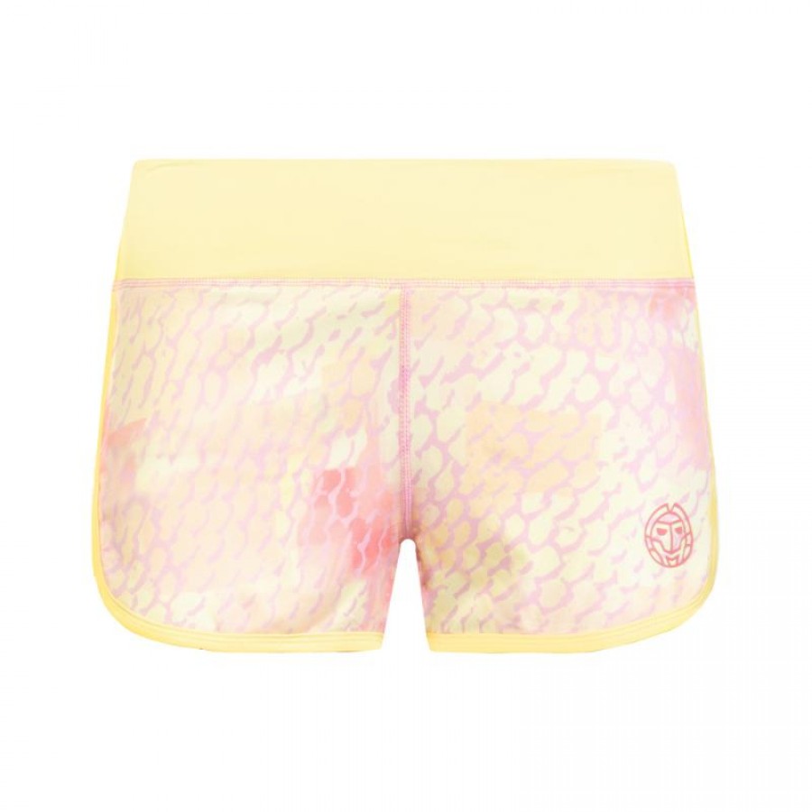 Short Bidi Badu Sua Amarillo Claro Rosa Mujer