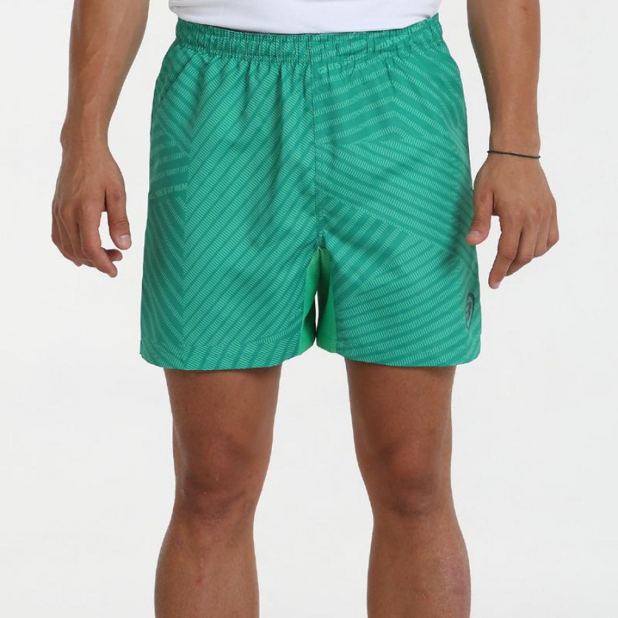 Short Bullpadel Ocaso Verde Vibrante