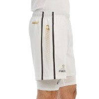 Short Bullpadel Premier Padel Barde Blanc  Offre - Pas cher