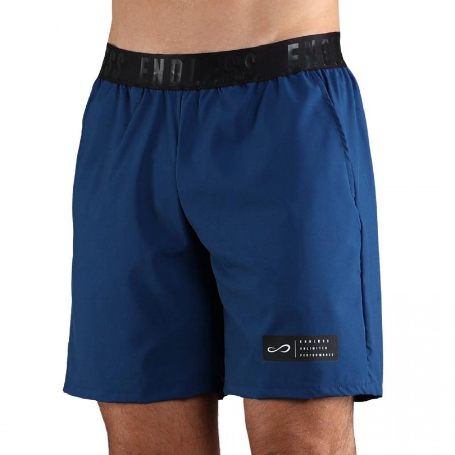 Short Endless Ace Iconic Azul  Offre - Pas cher