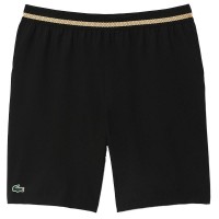 Short Lacoste Novak Djokovic Negro Amarillo  Offer + Cheap