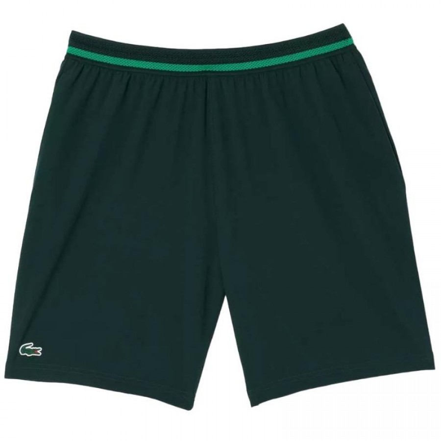 Short Lacoste Novak Djokovic Verde  Offer + Cheap