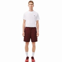 Short Lacoste Sport Burdeos  Oferta + Barato