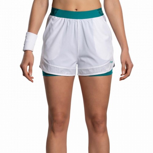 Curta Nox Pro Blanco Verde Ivy Mujer