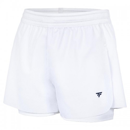 Short Tecnifibre Team Stretch Blanco Mujer