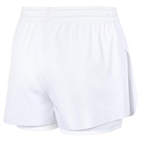 Short Tecnifibre Team Stretch Blanco Mujer