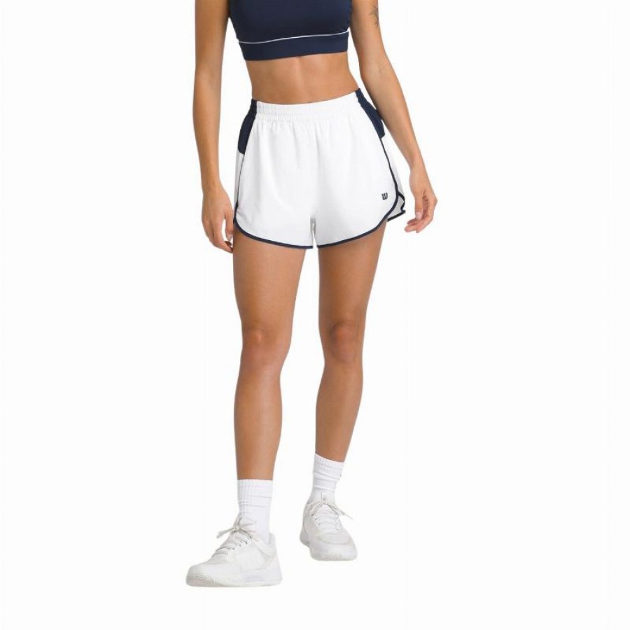 Short Wilson Division Blanco Brillante Mujer  Offer + Cheap