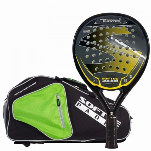 Pack Pala Softee Pro Master Evolution Amarillo con Paletero Pack Pala Softee Pro Master Evolution Amarillo con Paletero