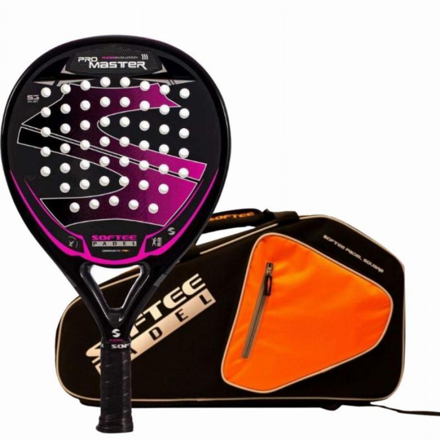 Pacote Pá Fúcsia Softee Pro Master Evolution com Paletero