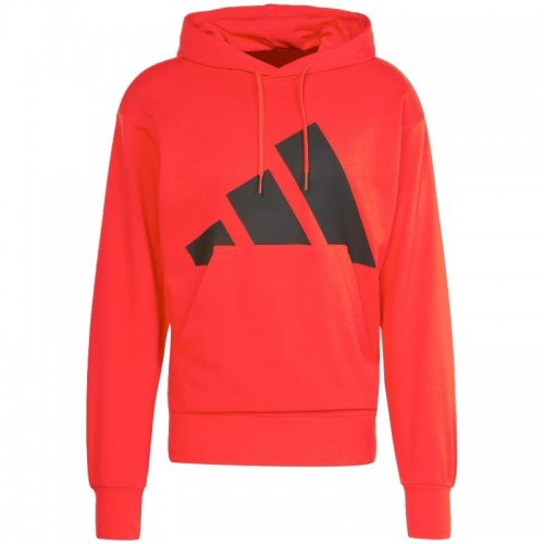 Adidas Essentials Rosso Nero Felpa Adidas Essentials Rosso Nero Felpa