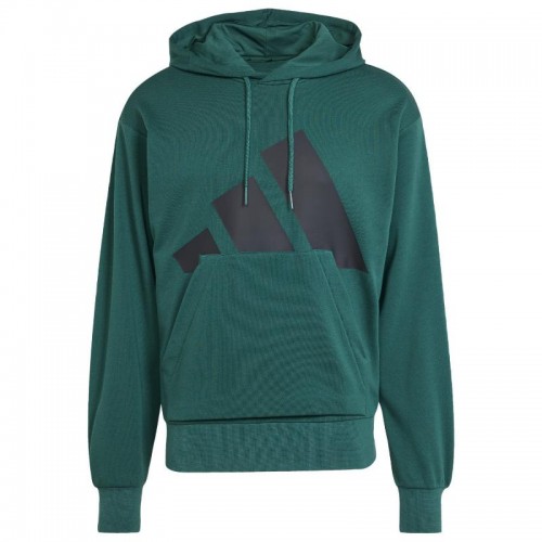 Adidas Essentials Felpa Verde Nera Adidas Essentials Felpa Verde Nera