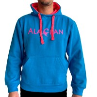 Sweat-shirt Alacran Team Bleu Fluor Rose Fluor