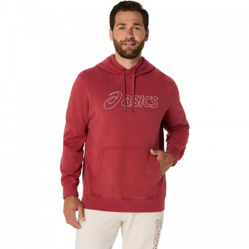 Asics Logo Sweat-shirt en bouleau rouge Asics Logo Sweat-shirt en bouleau rouge