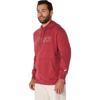 Asics Logo Red Birch Sweatshirt  Offer + Cheap