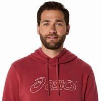 Asics Logo Red Birch Sweatshirt  Offer + Cheap