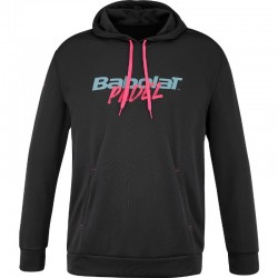 Babolat Padel Hood Black Pink Sweatshirt