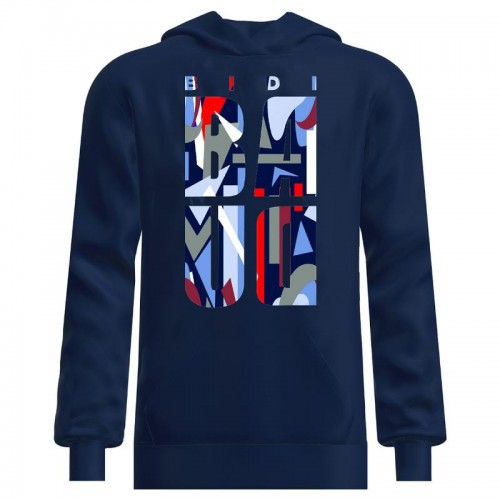 Bidi Badu New York Chill Felpa Blu Scuro Rosso Bidi Badu New York Chill Felpa Blu Scuro Rosso