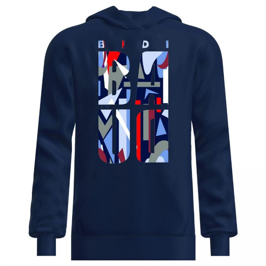 Moletom Bidi Badu New York Chill Azul Escuro Vermelho  Oferta + Barato