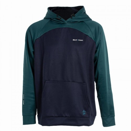 Sweat-shirt noir Crown Veracruz bleu marine vert Sweat-shirt noir Crown Veracruz bleu marine vert
