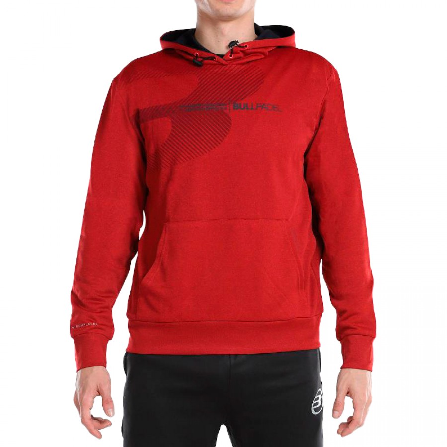 Moletom Bullpadel Jaque Cereza Vigore  Oferta + Barato