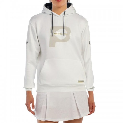 Bullpadel Premier Padel Aerial Sweatshirt White Bullpadel Premier Padel Aerial Sweatshirt White