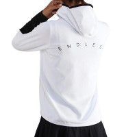 Endless Breath Line Felpa bianca nera  Offerta + Economico