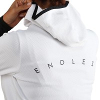 Endless Breath Line Felpa bianca nera  Offerta + Economico