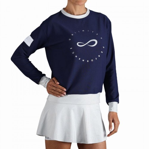 Moletom Azul Marinho Prateado Endless Inner Tech