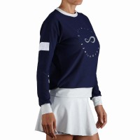 Sweat Endless Inner Tech bleu marine argenté