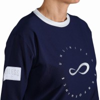 Sweat Endless Inner Tech bleu marine argenté