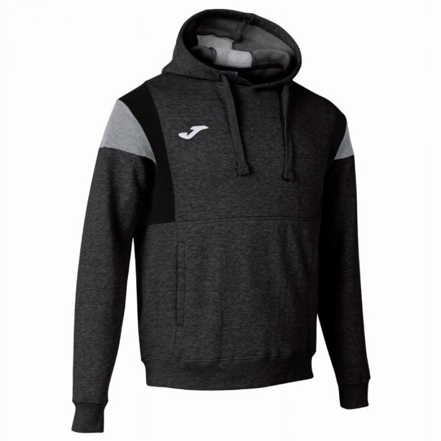 Moletom Joma Comfort III Cinza Mesclado  Oferta + Barato