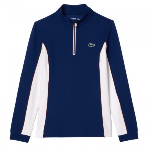 Sweat-shirt femme Lacoste Ultra Dry bleu marine blanc Sweat-shirt femme Lacoste Ultra Dry bleu marine blanc