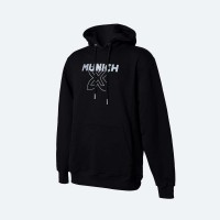 Munich Atomik Sweat-shirt a capuche noir