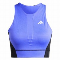 Top Adidas Pro Cobalt Blue Preto para Mulheres  Oferta + Barato