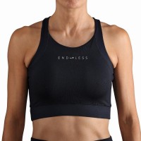 Top Endless Crop Negro Blanco  Offer + Cheap