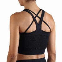 Top Endless Crop Negro Blanco  Offer + Cheap