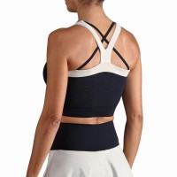 Top Endless Crop Negro Dorado  Offer + Cheap