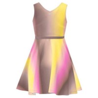 Vestido Bidi Badu Spectrum Marron Amarillo  Oferta + Barato